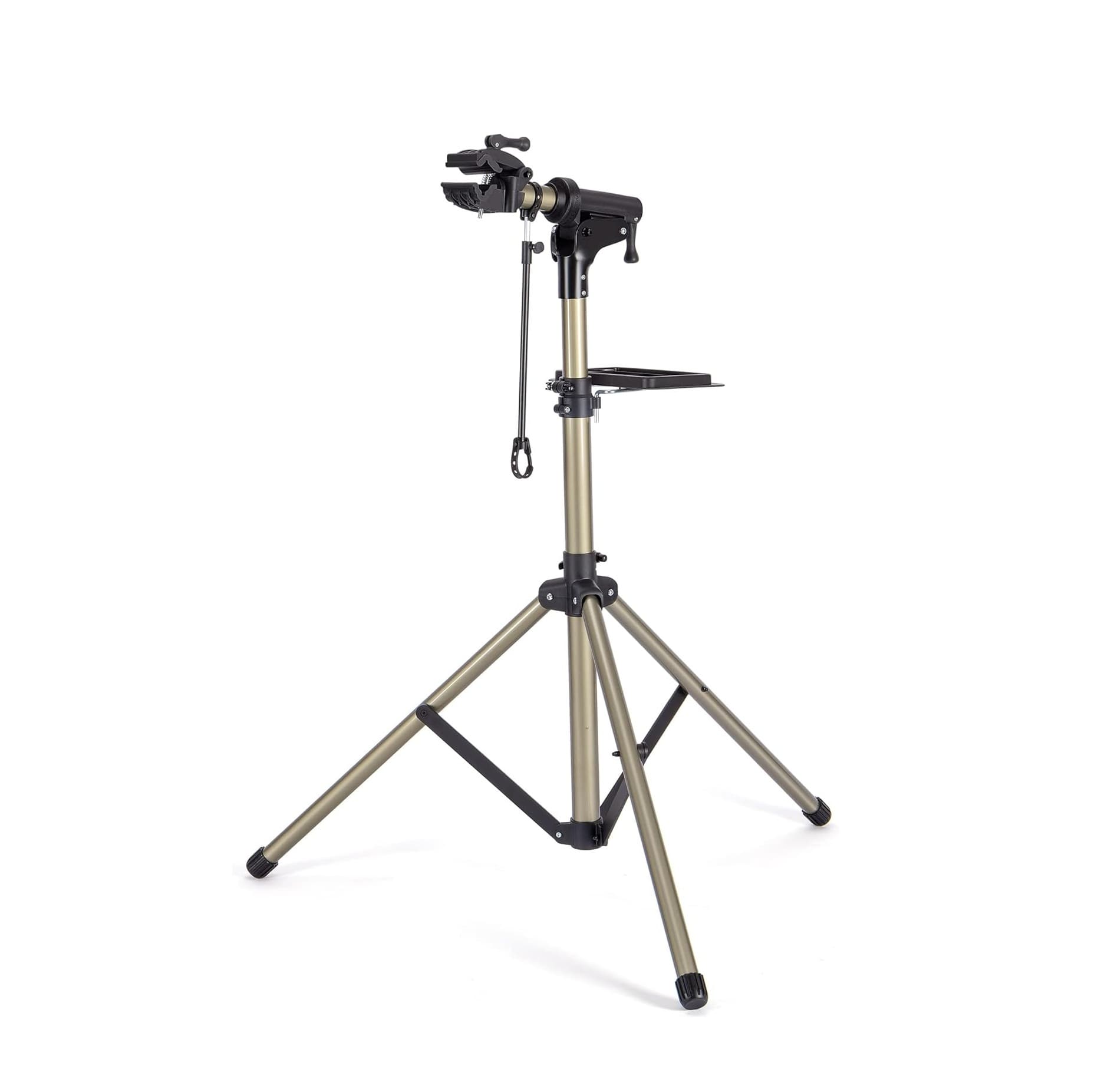 3-Tube Champagne Color Aluminum Bike Repair Stand (Champagne)